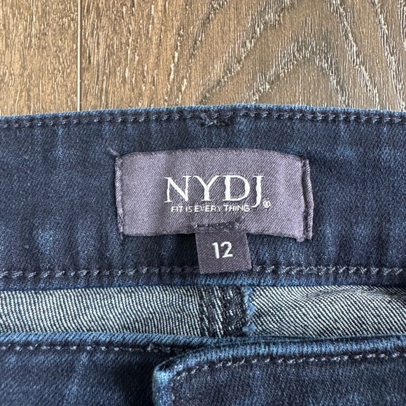 NYDJ Not Your Daughter’s Jeans.  Trousers style, women’s size 12. Dark wash. - Picture 4 of 8